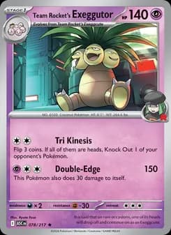 Team Rocket's Exeggutor