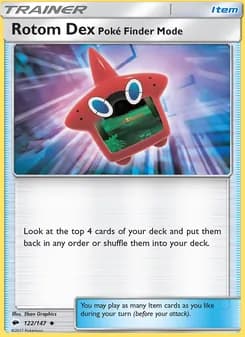 Rotom Dex—Poké Finder Mode