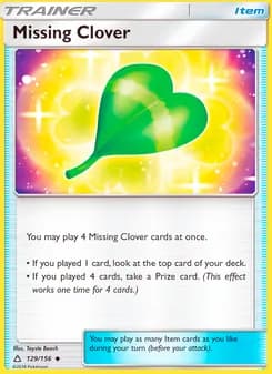 Missing Clover