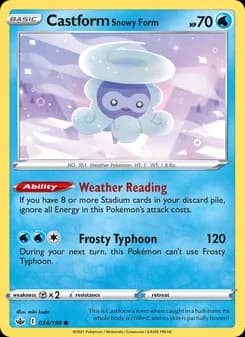 Castform Snowy Form